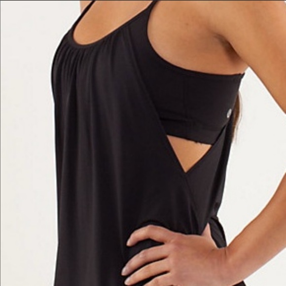 Lululemon No Limits Built in Bra, black, size 6 - Picture 3 of 6